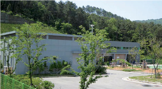 일운면 공공하수처리시설 사업장 전경
