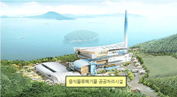 음식물류폐기물 공공처리시설 사업장 전경