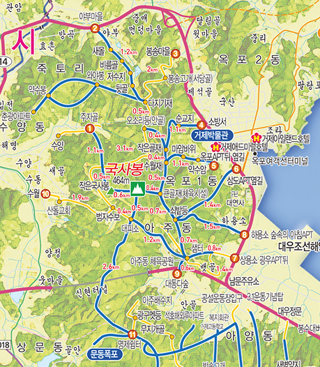 국사봉 등산로로 자세한 내용은 아래를 참고하세요