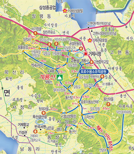 계룡산 등산로로 자세한 내용은 아래를 참고하세요