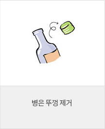 병의 뚜껑을 제거하는 이미지