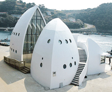 도장포 바람의 언덕 화장실 전경