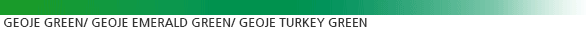 거제시 전용색상 green - Geoje Green/Geoje Emerld Green/Geoje Turkey Green