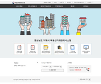 거제시 부동산거래관리시스템의 시작화면 캡쳐이미지