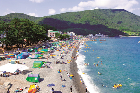 학동흑진주몽돌해변