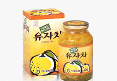 포장된 유자차