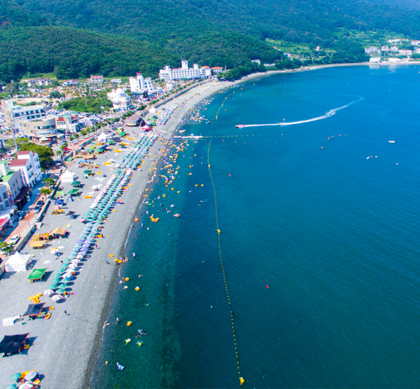 학동 흑진주 몽돌해변