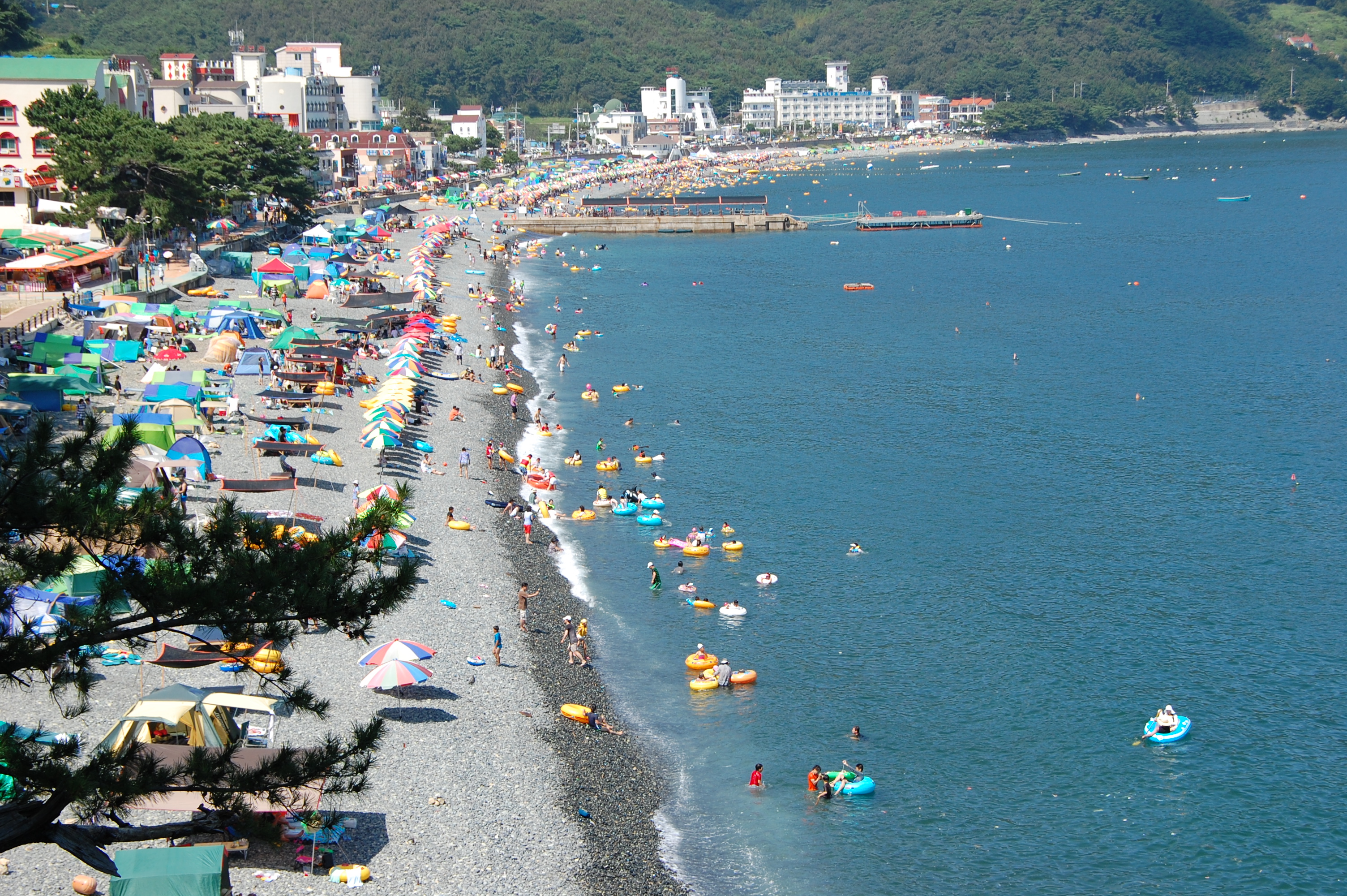 학동 흑진주 몽돌해변
