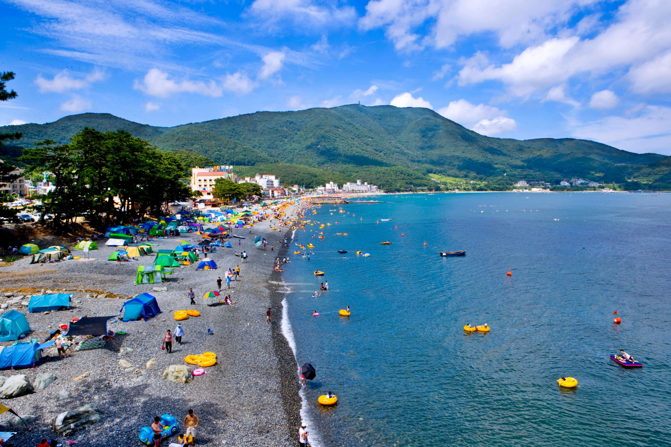 학동 흑진주 몽돌해변