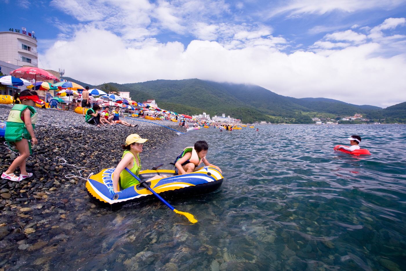 학동 흑진주 몽돌해변