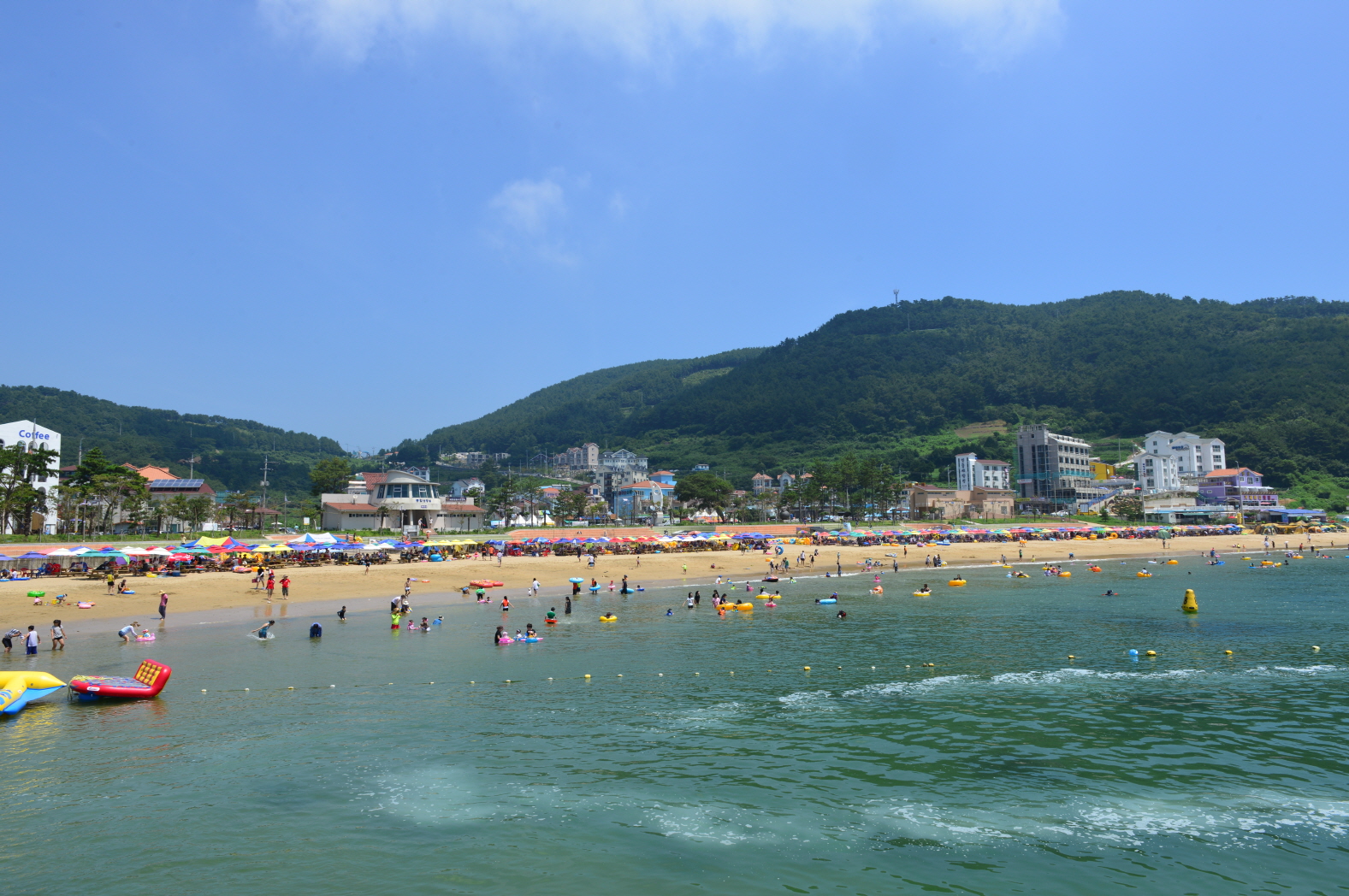 와현 모래숲 해변 해수욕장