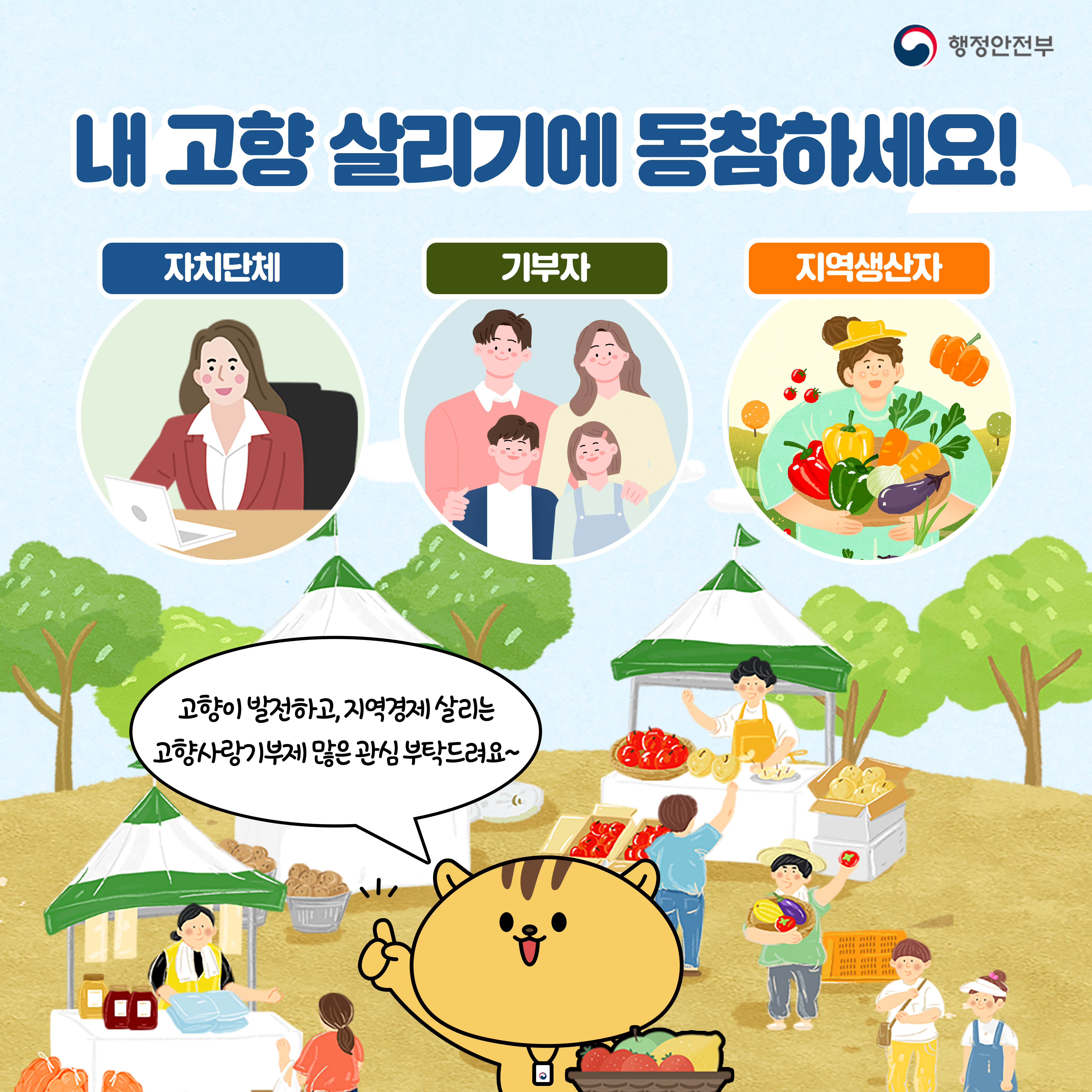 고향사랑 기부제《고향과 국민을 잇습니다》 이미지