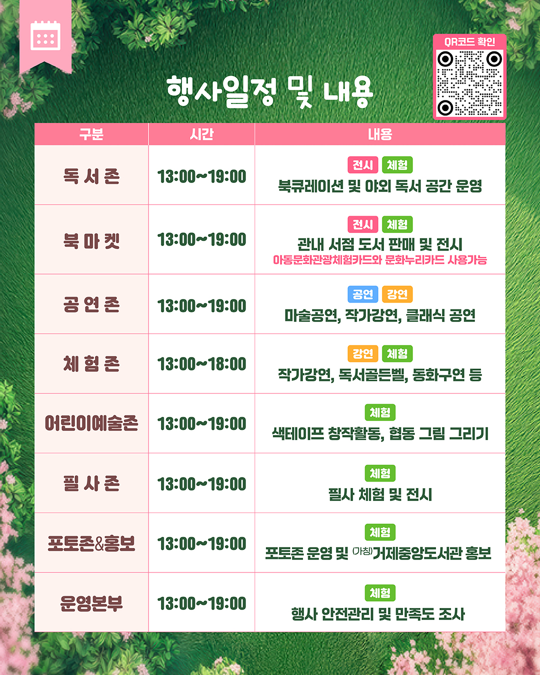 2026 거제 야외도서관 「봄날의 書(서)핑」행사 안내 이미지