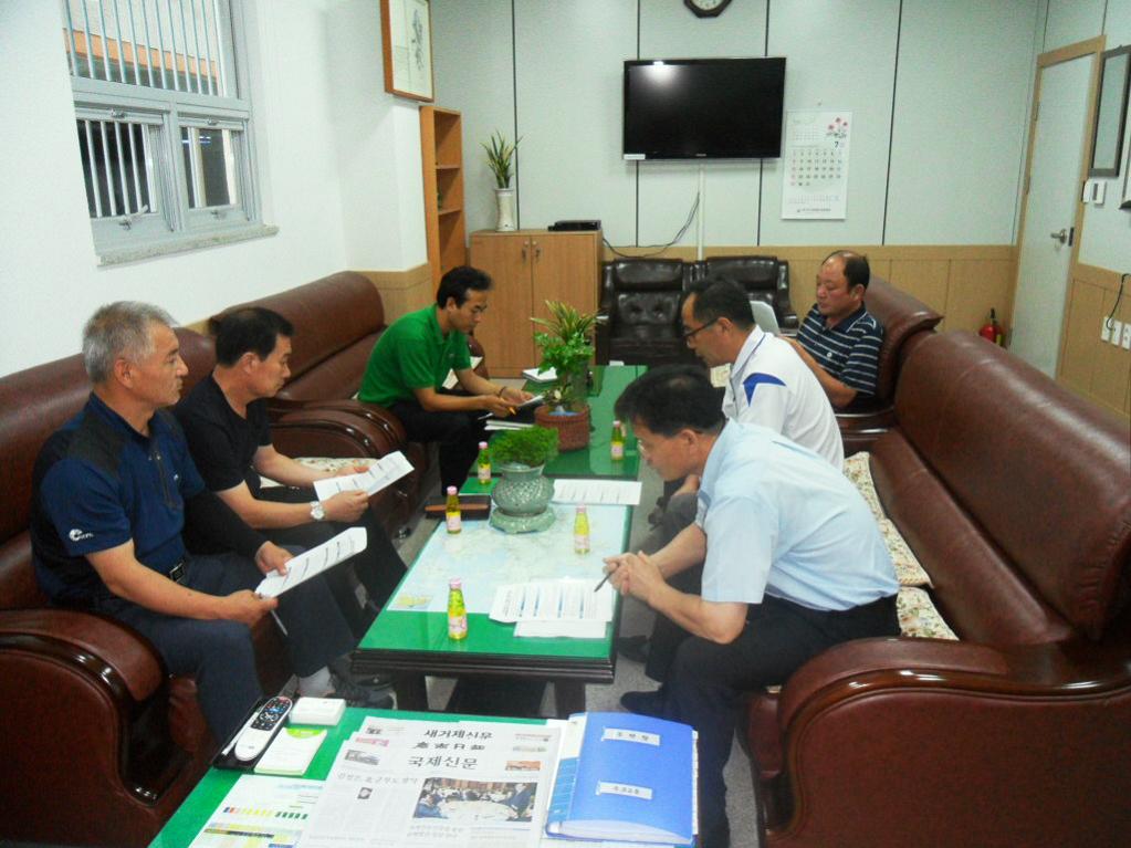 옥포시장 환경개선을 위한 상인대표자 간담회 개최 현장 이미지