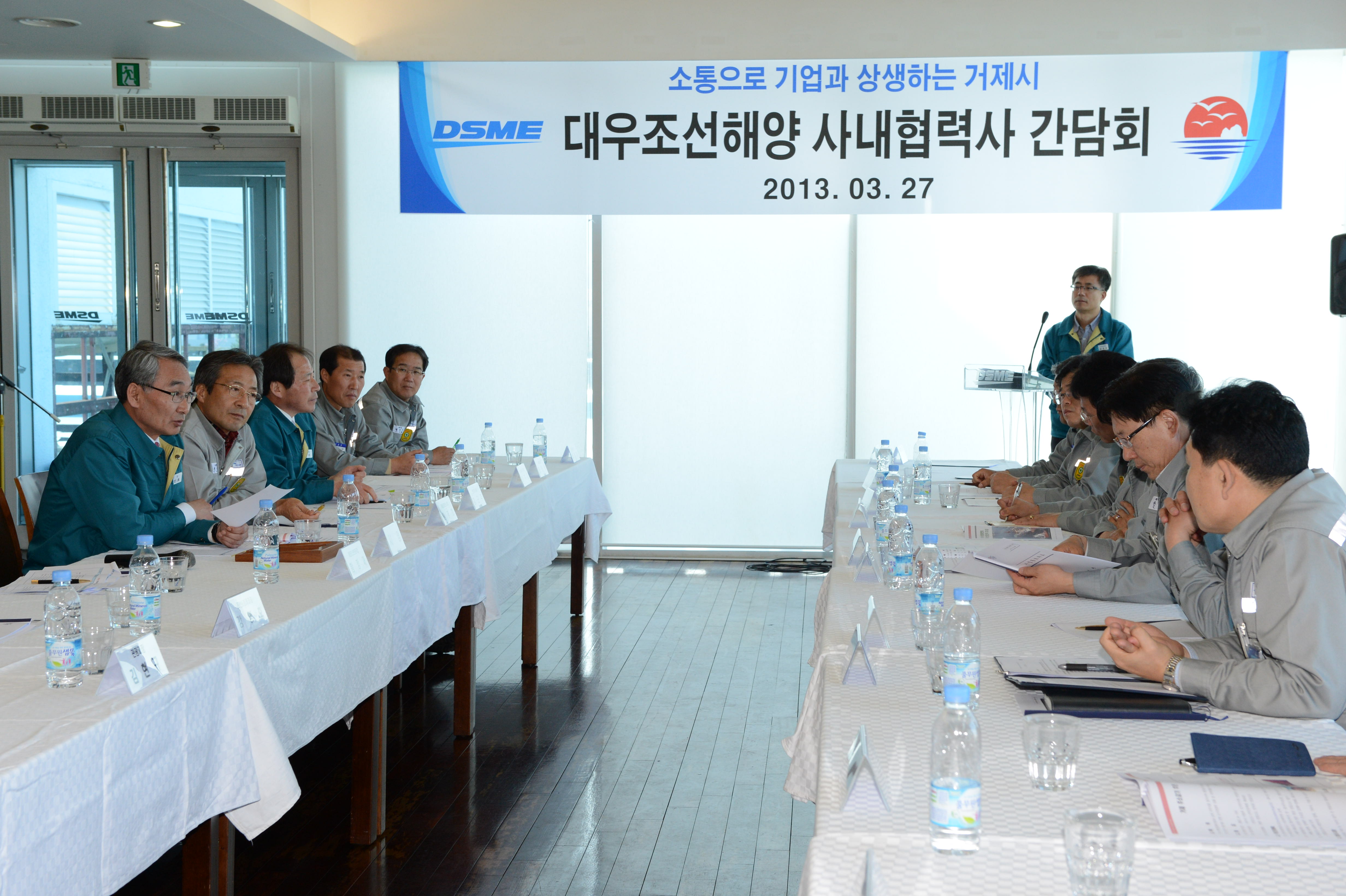 권민호 거제시장, 조선소 협력사 고충 듣고 적극 해결토록 앞장 현장 이미지
