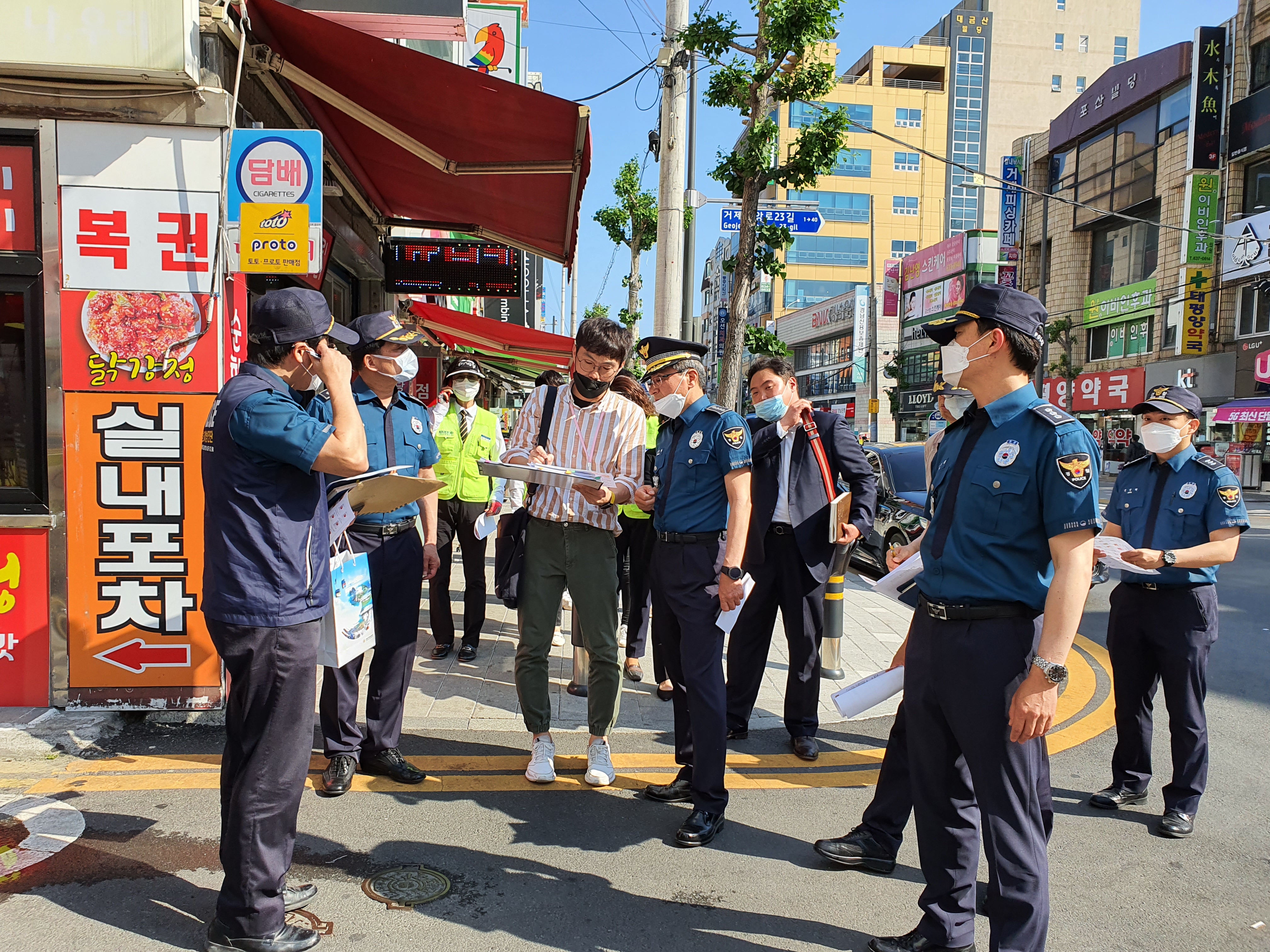 고현동 범죄현장 꼼짝마! 지능형 CCTV 확대 설치 현장 이미지