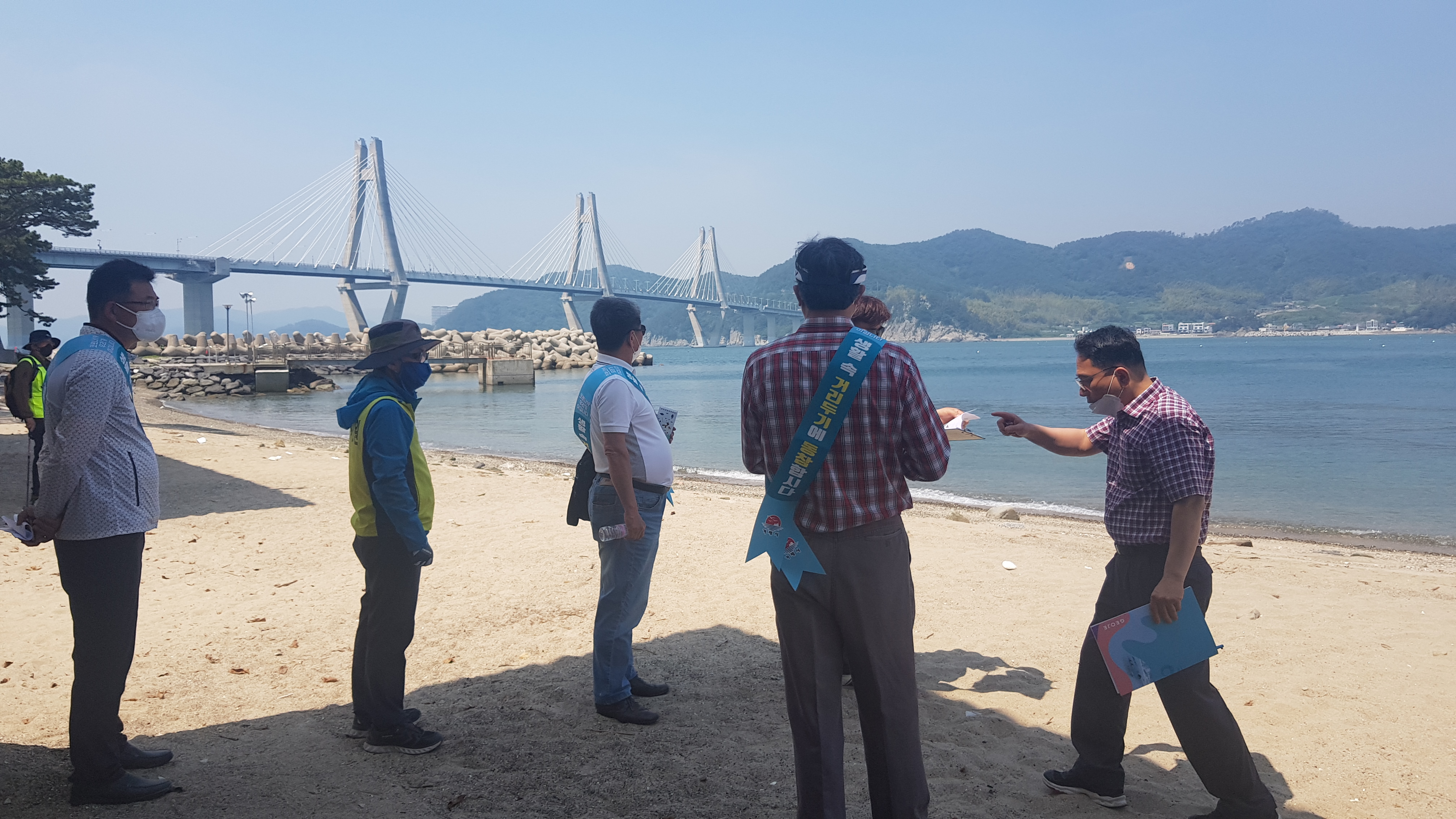 “천만관광거제위원회”명품섬 저도조성을 위한 현장 확인 현장 이미지