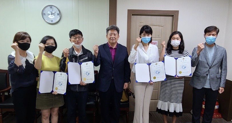 거제시 도시재생사업 홍보 마을기자단 위촉 현장 이미지