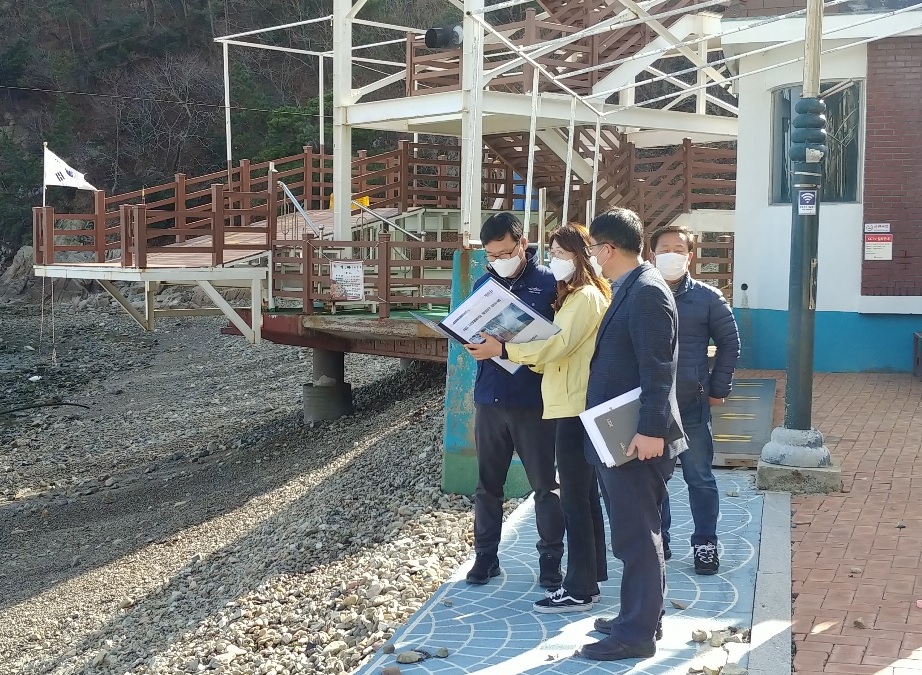 거제시 자연재해위험지구 신규사업발굴 사전 현장점검 실시 현장 이미지
