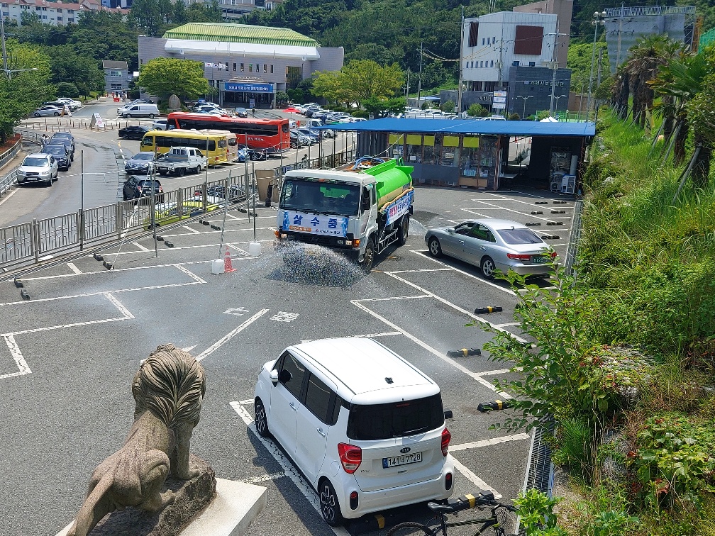 거제시, 코로나19 확산 차단 특별방역대책 추진 현장 이미지