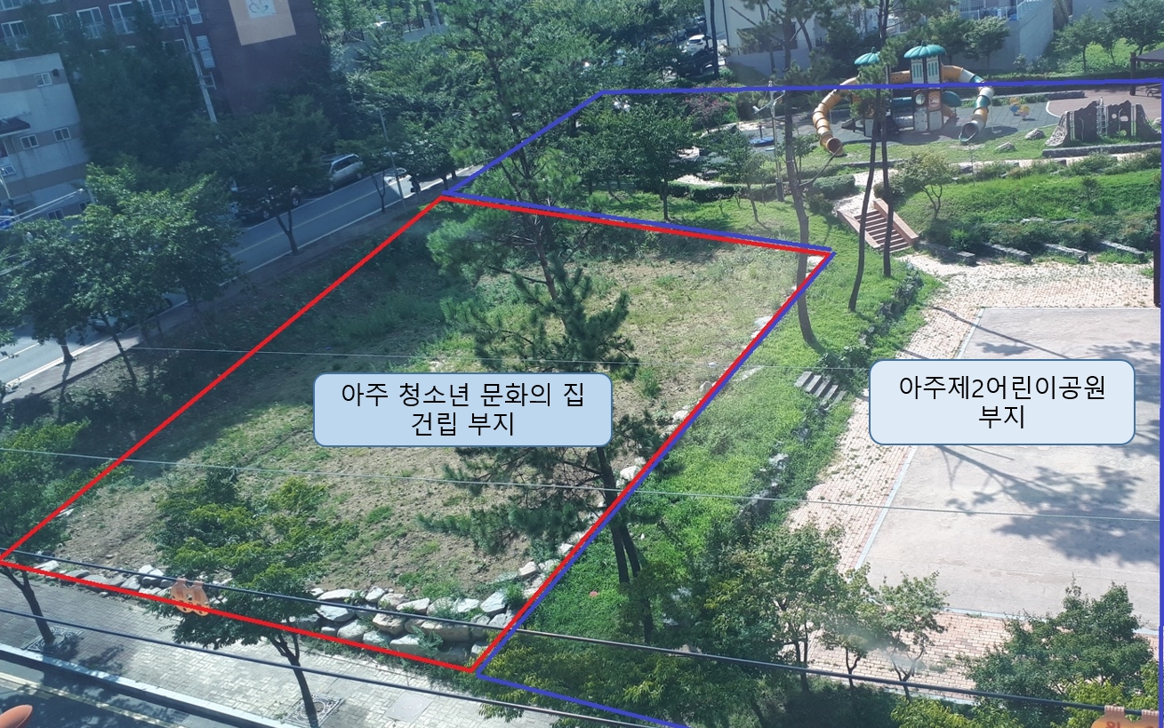 거제시, 아주 청소년 문화의 집 건립사업 착공 현장 이미지