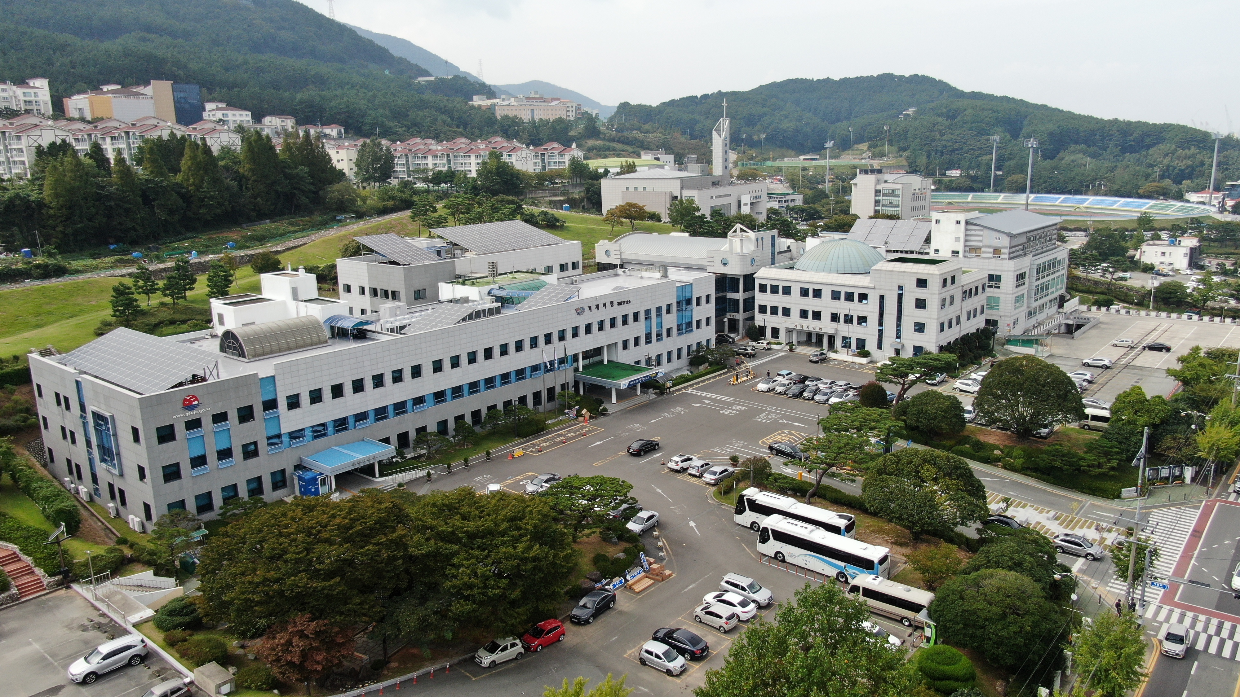 폭염아 물렀거라! 거제시 공공청사‘무더위쉼터’로 개방 현장 이미지