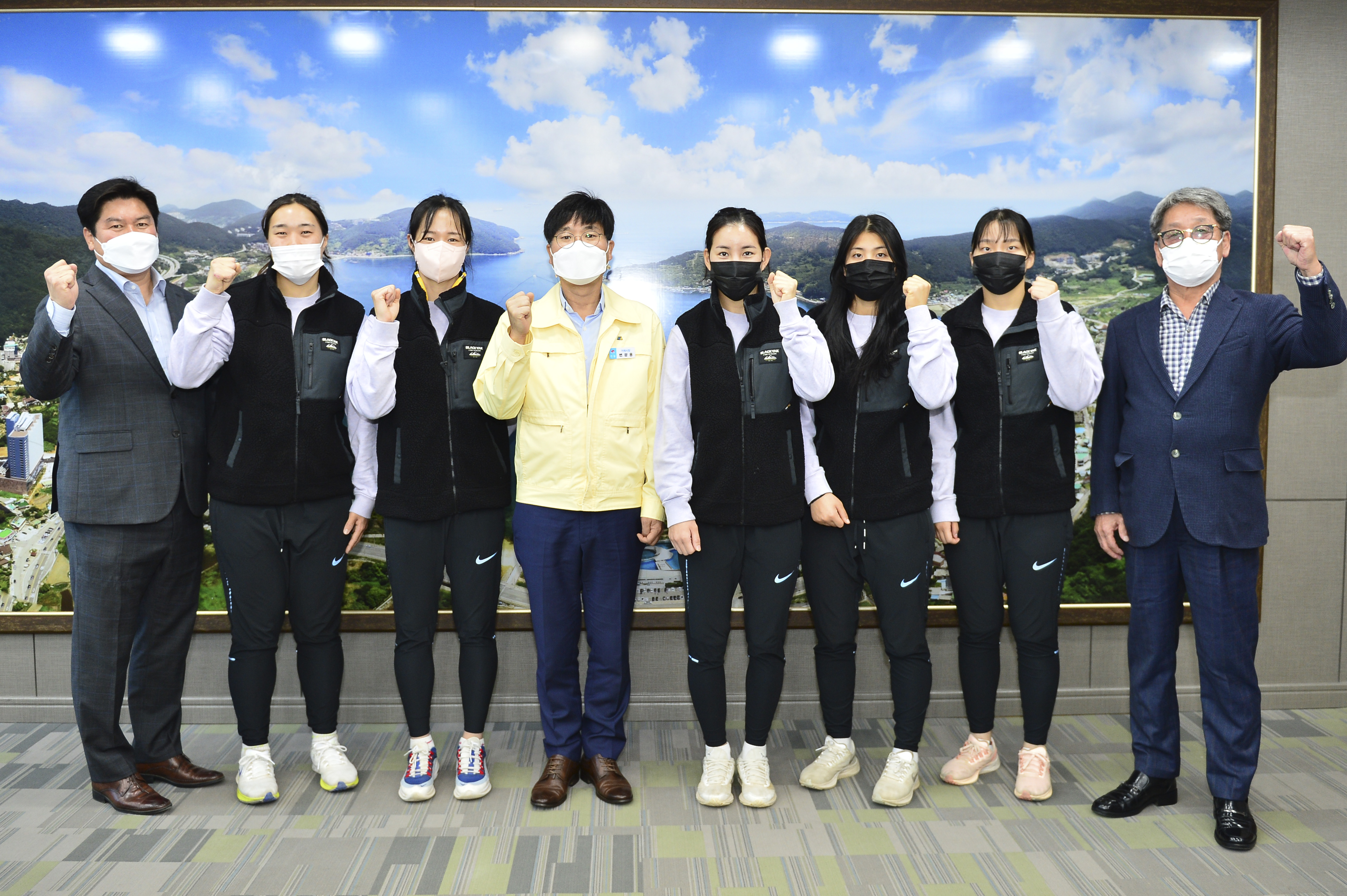 2021 천하장사 씨름대축제 ‘거제시청씨름단’  출전 현장 이미지