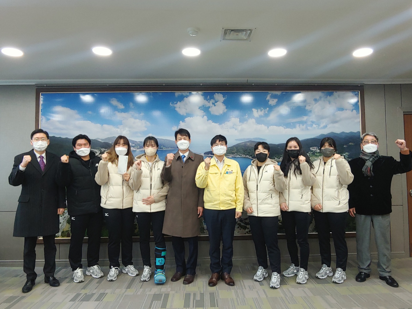 거제시청 씨름단 설날장사씨름대회 출전 현장 이미지