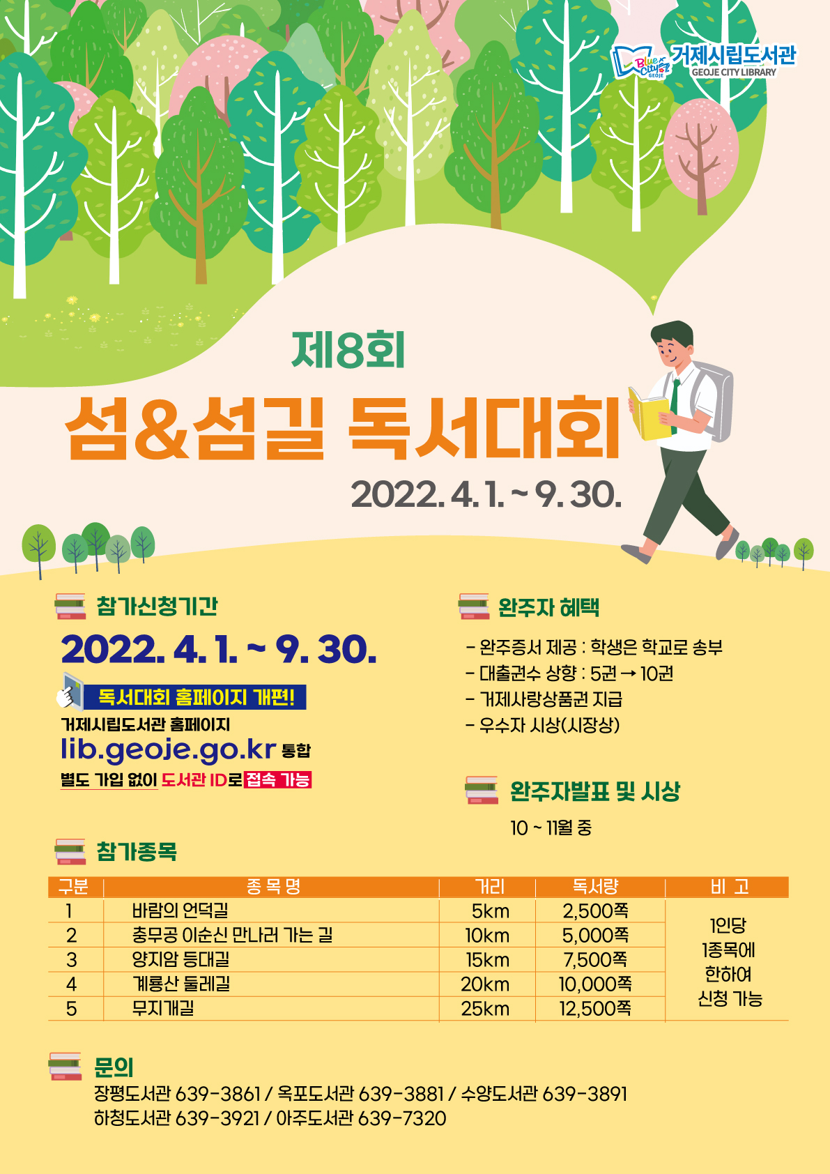 거제시립도서관,「제8회 거제시 섬&섬길 독서대회」 개최 현장 이미지