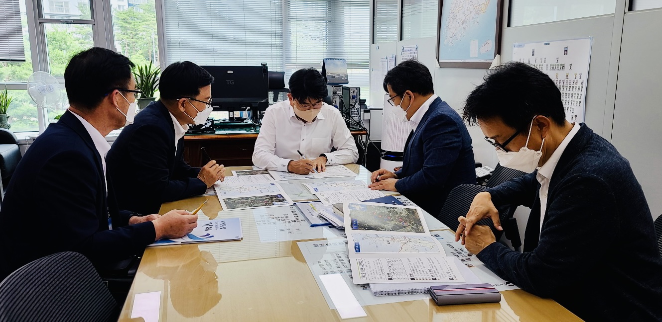 박환기 거제 부시장, 2023년 국비확보 가속화 현장 이미지