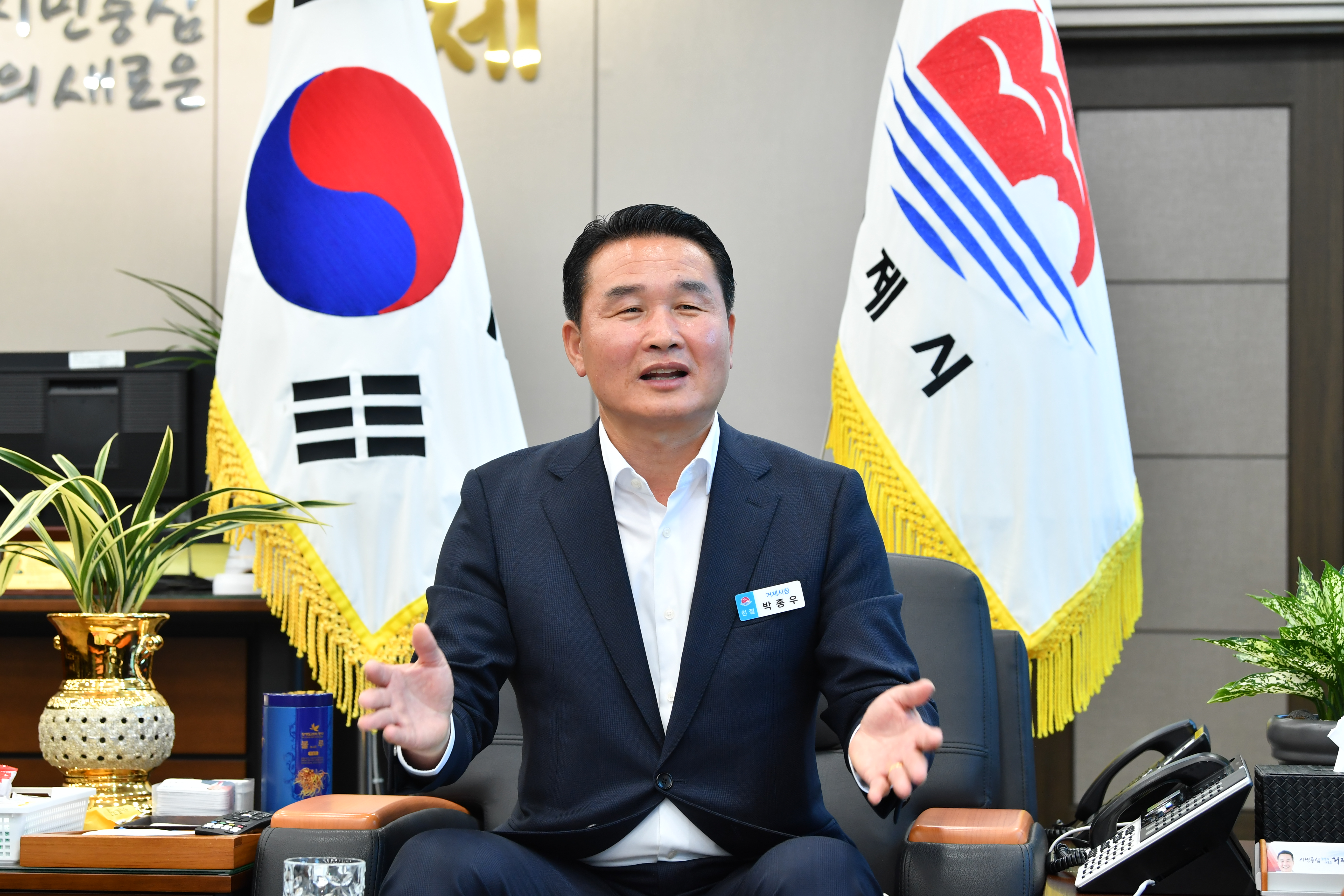 박종우 거제시장, 한화의 대우조선 인수 본계약으로 “거제의 새로운 도약 기대” 현장 이미지