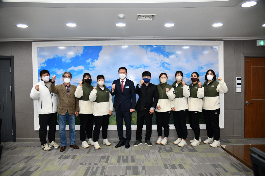 거제시청 씨름단, 2023 설날장사 씨름대회 출전 현장 이미지
