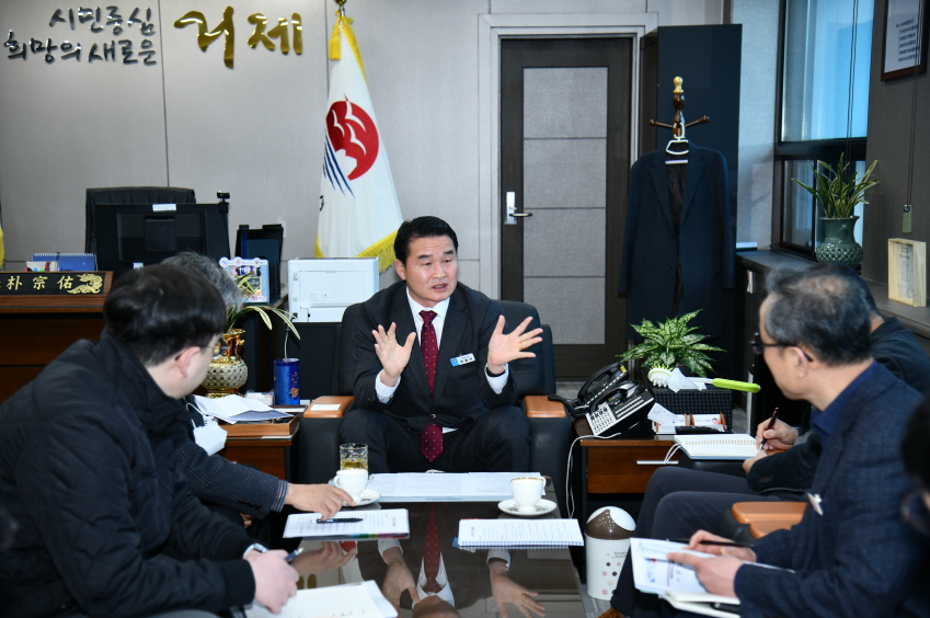 박종우 거제시장 ‘재난 사전예측 가장 중요’ 행정안전부 주관 재난관리평가 기관장 인터뷰 가져 현장 이미지