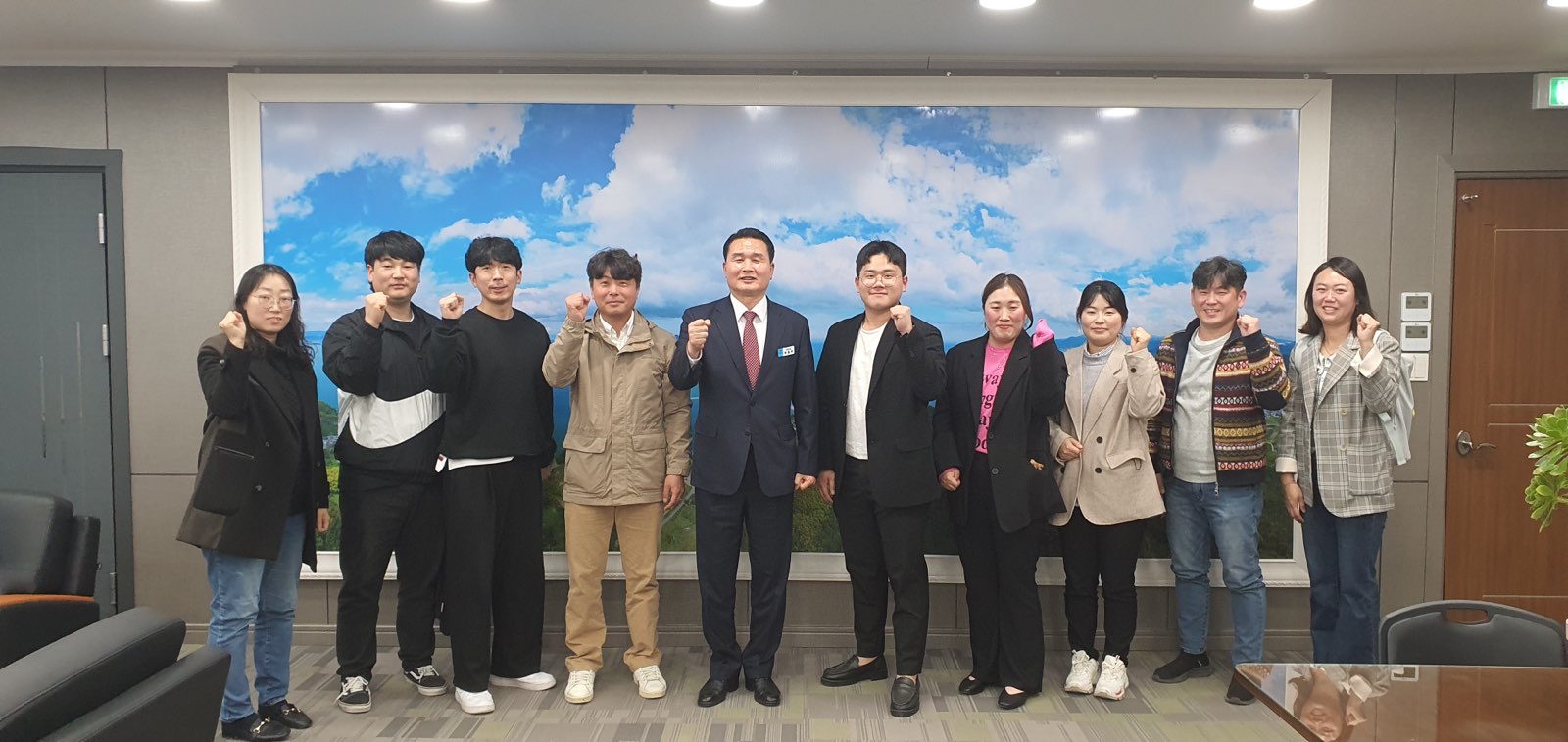 거제시, 청년농업인·농업인단체 소통 간담회 개최 현장