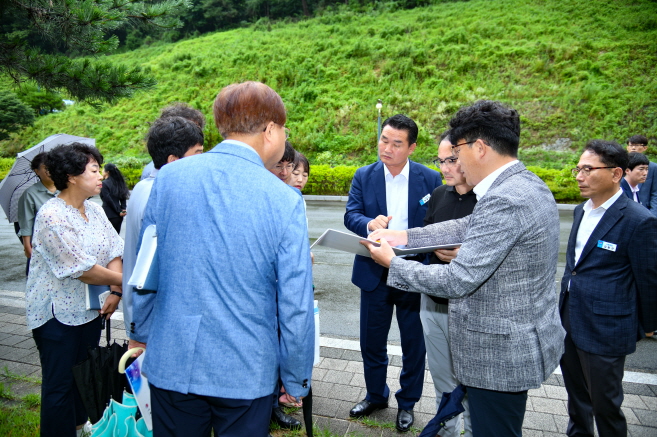 박종우 시장 거제시추모의 집 현장 방문 점검 현장 이미지