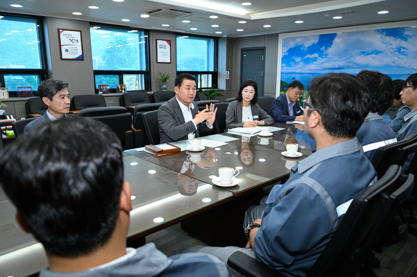 거제시, 일선현장관리자 초청 간담회 개최 현장 이미지