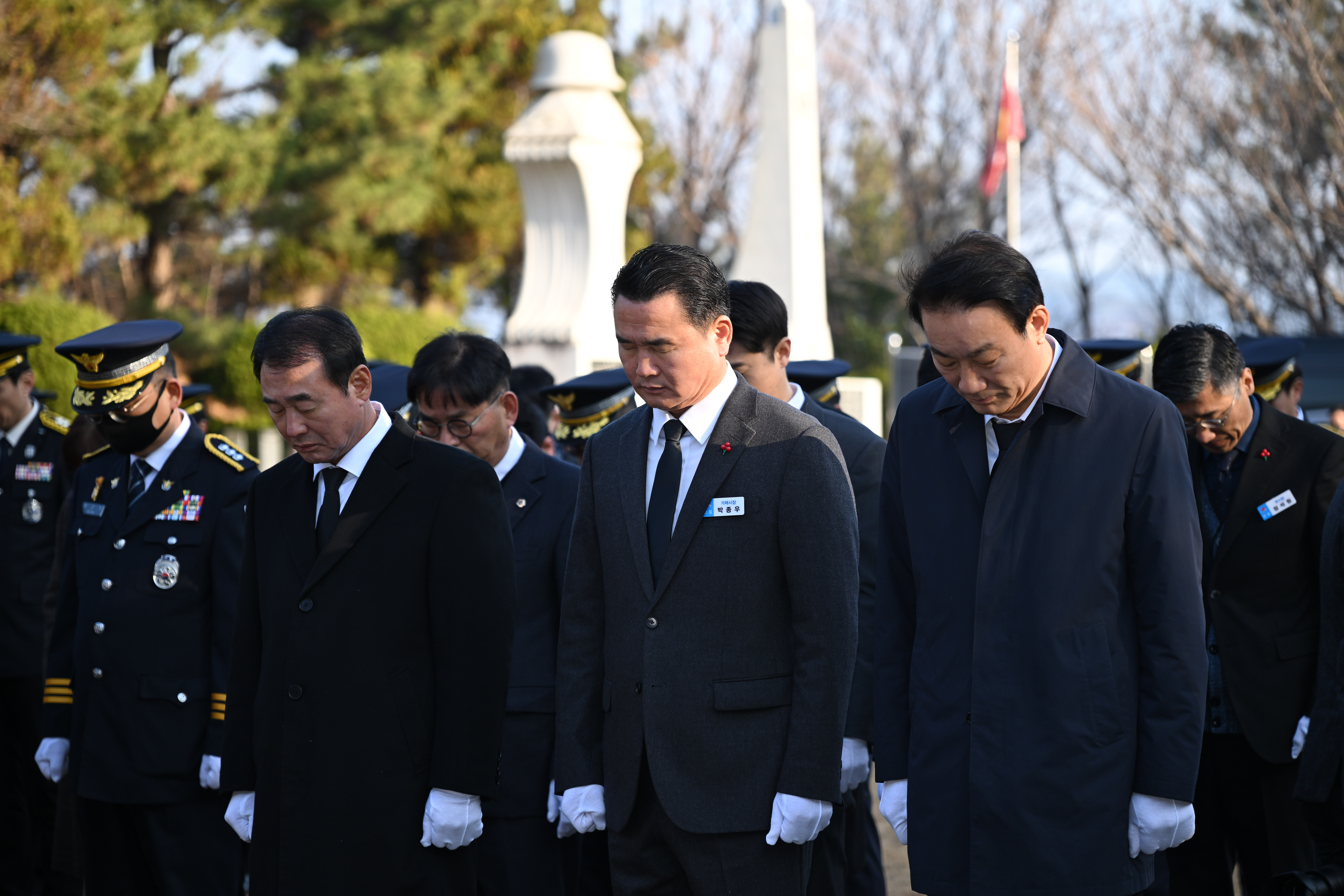 거제시, 충혼탑에서 2024년 갑진년 신년참배 개최 현장 이미지