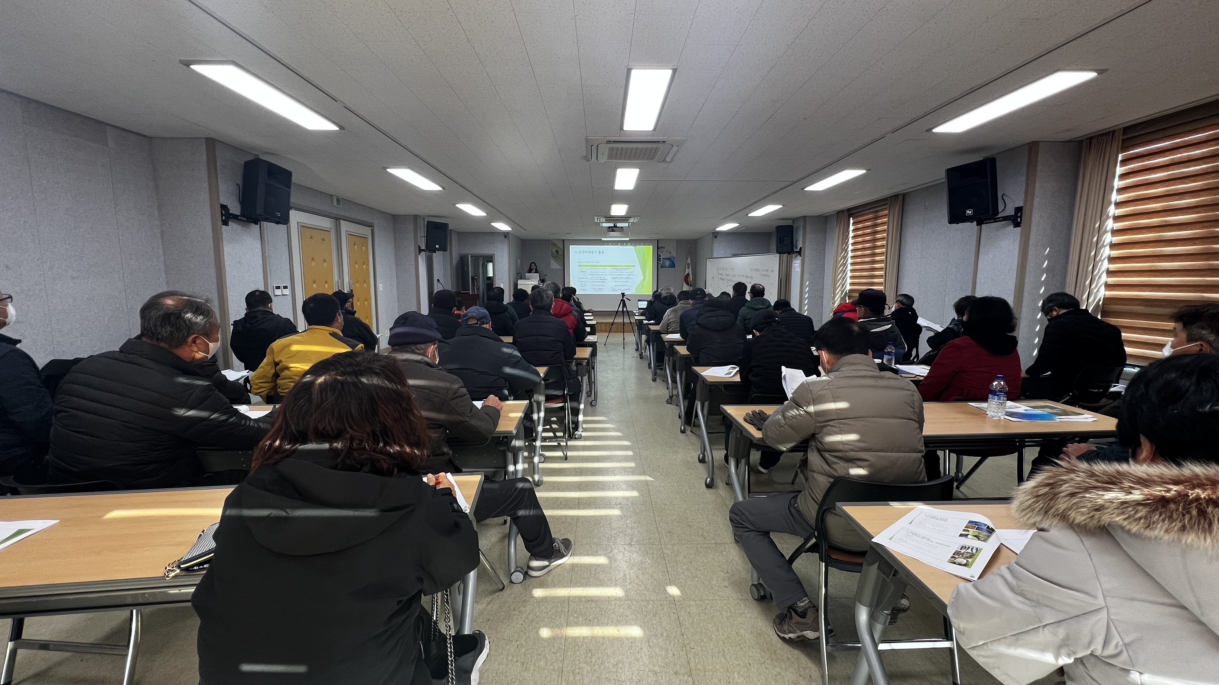 거제시, 2024년 새해농업인 실용교육 안내 현장 이미지