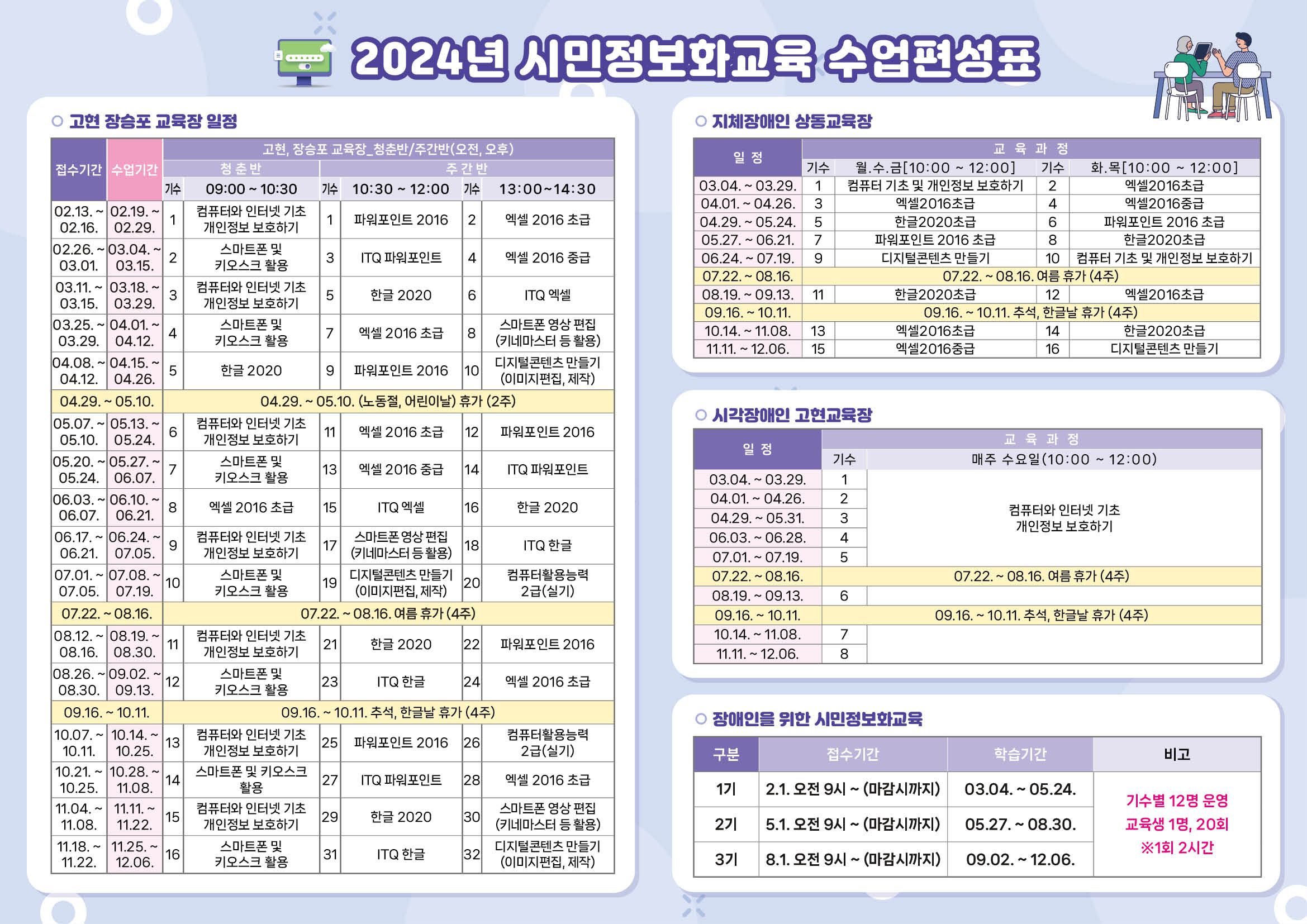 거제시, 2024년 시민정보화교육 전과정 개강 현장 이미지