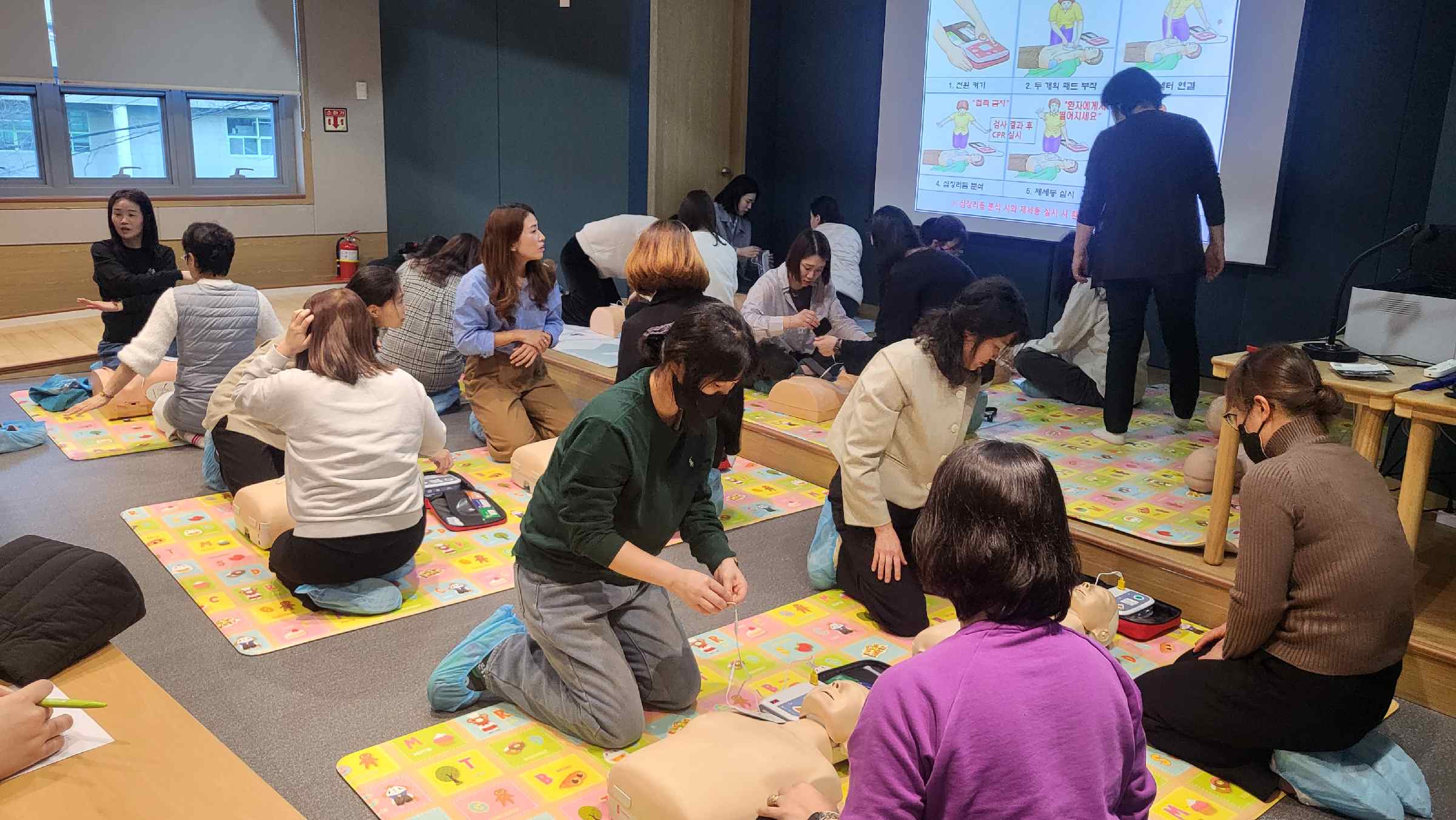 거제시, 보육교직원 ‘응급처치 실습 교육’ 실시 현장 이미지
