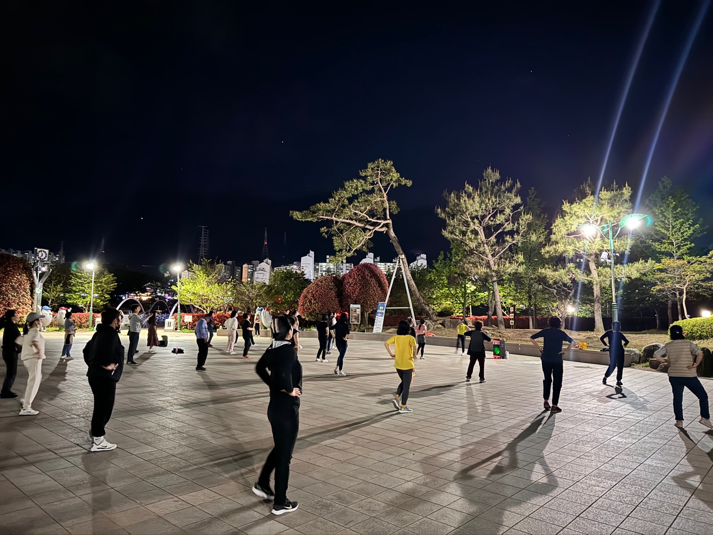 거제시 보건소, 별빛운동교실 운영 장소 변경 현장 이미지