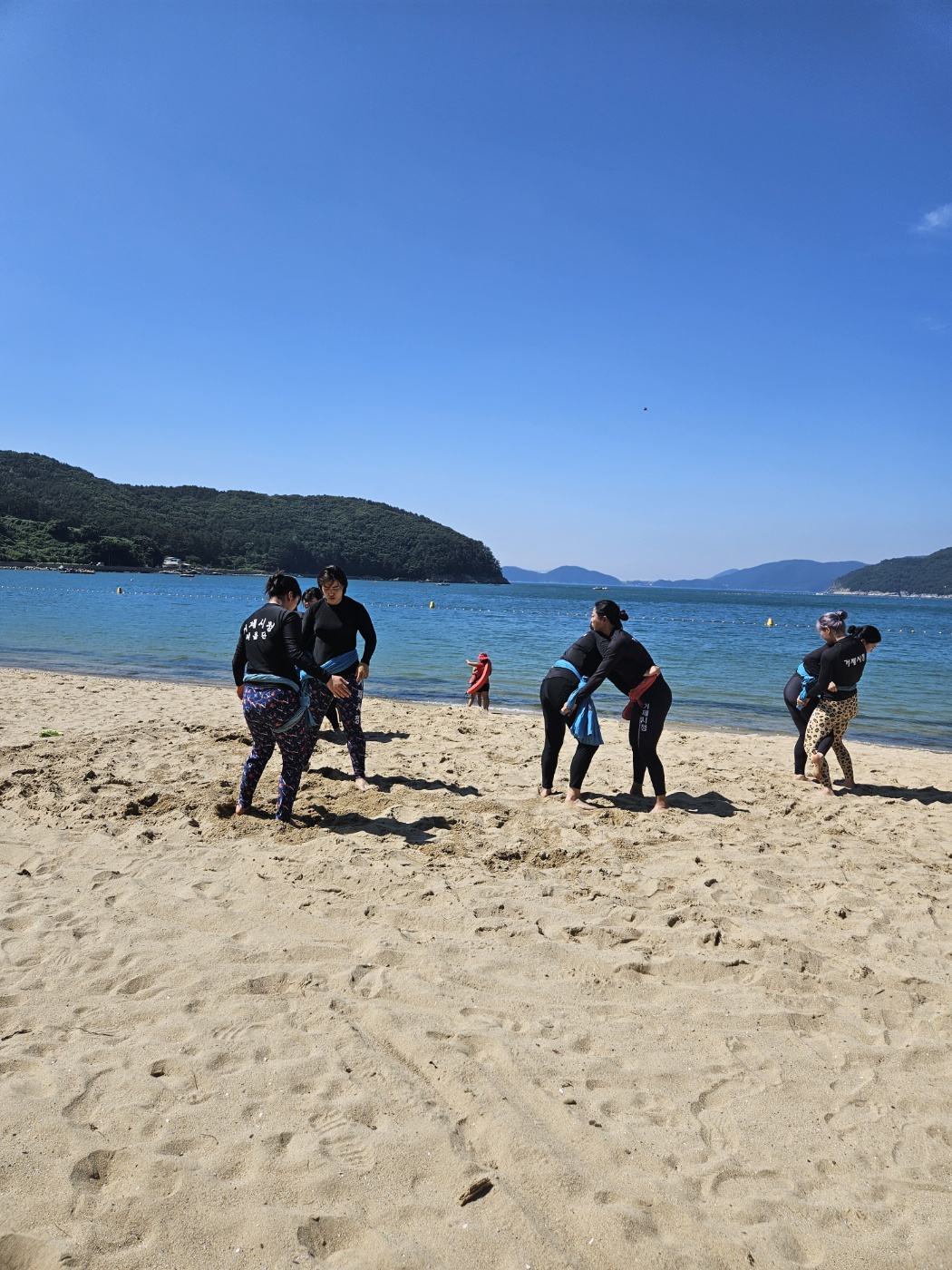 거제시청씨름단, 하계 전지훈련 구슬땀 현장 이미지