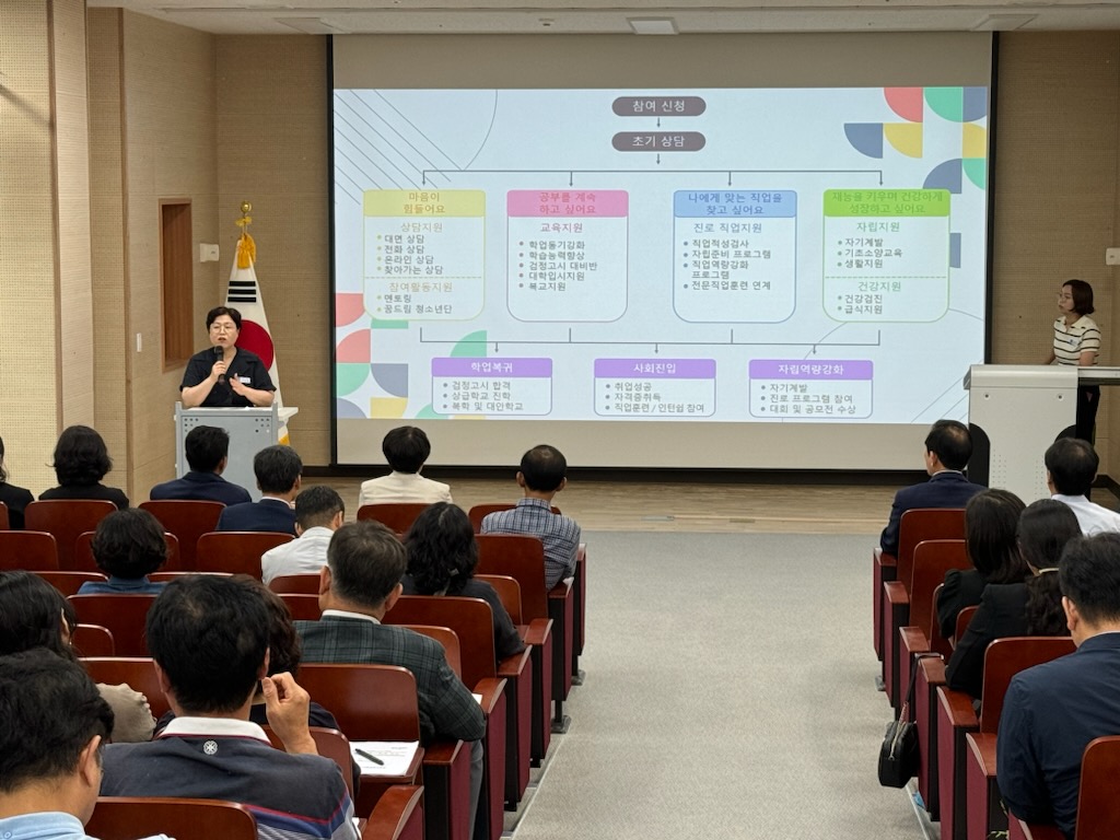 유․초․중등 학교장 자율장학연합회 연계 찾아가는 사업설명회 실시 현장 이미지