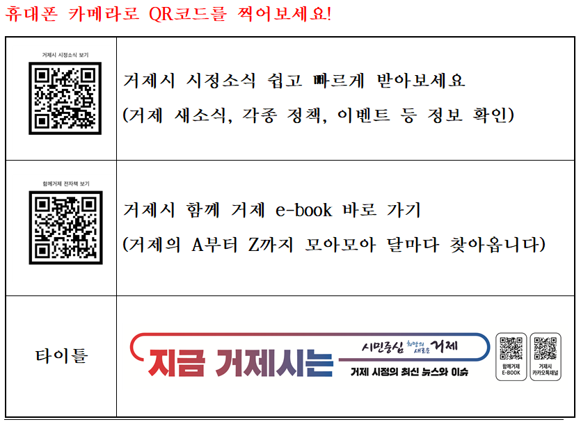 거제시, 양대 조선소 사보에 시정 소식 홍보 강화 현장 이미지