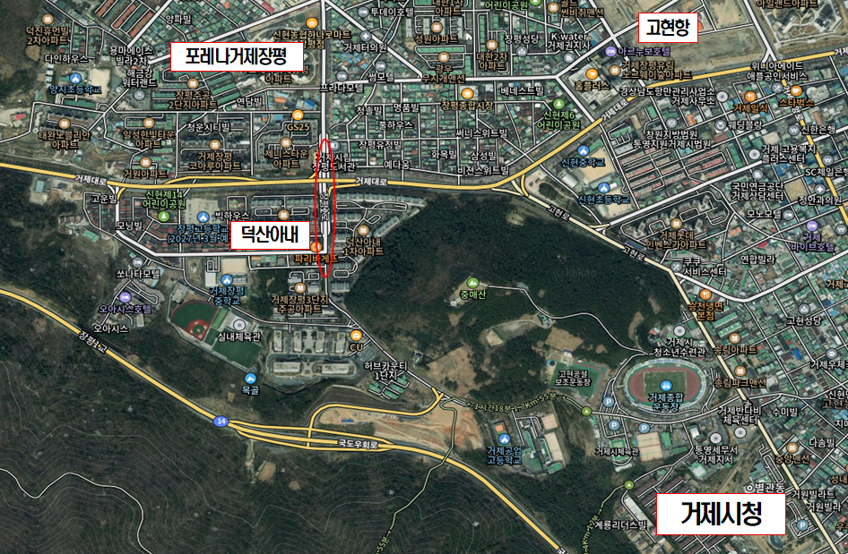 장평 지하차도 재난예경보시스템 구축을 위한 전면통제 현장 이미지