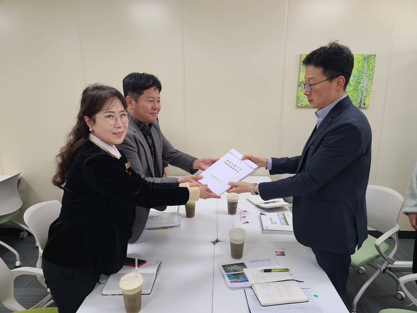 거제시, 하청LH 공공임대주택 임대기간 연장 건의 차 LH본사 방문 현장 이미지