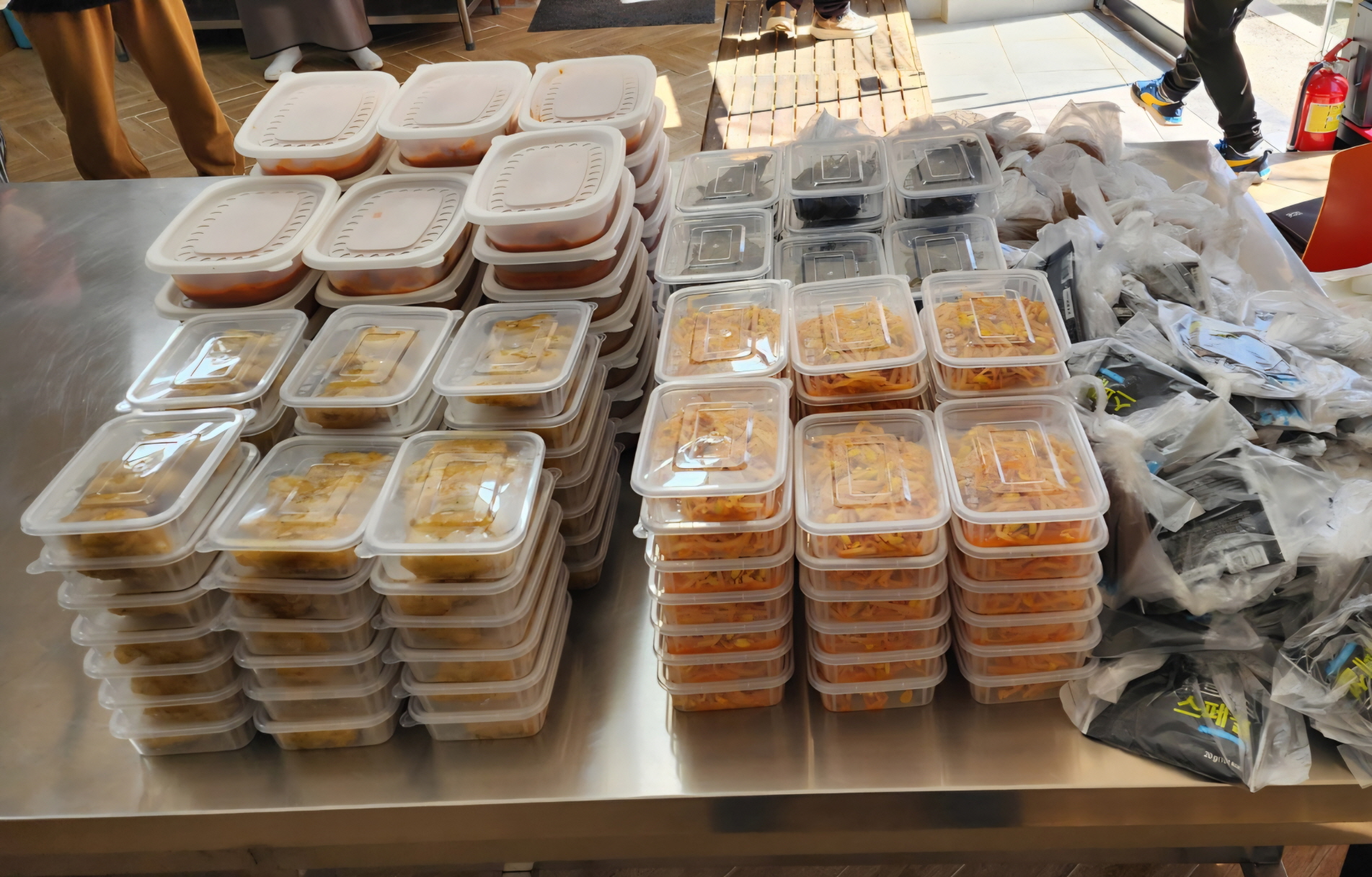 거제시 결식아동 해소를 위한 행복두끼 프로젝트 시행 현장 이미지