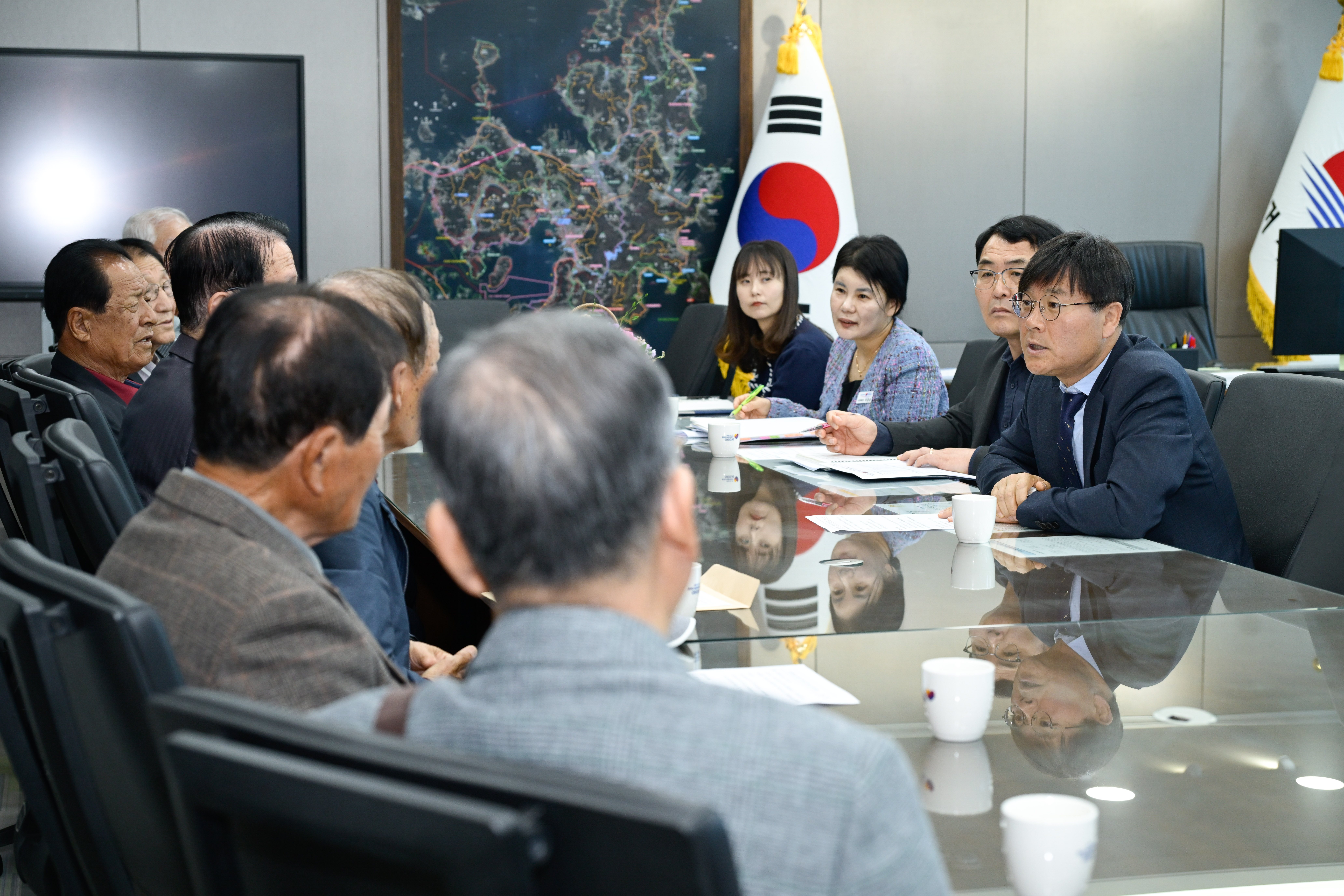 거제시, (사)대한노인회 거제시지회와 간담회 개최 현장 이미지