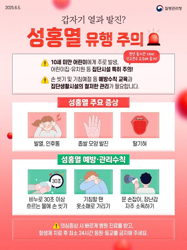 거제시, 성홍열 발생 증가에 따른 예방관리 당부 현장