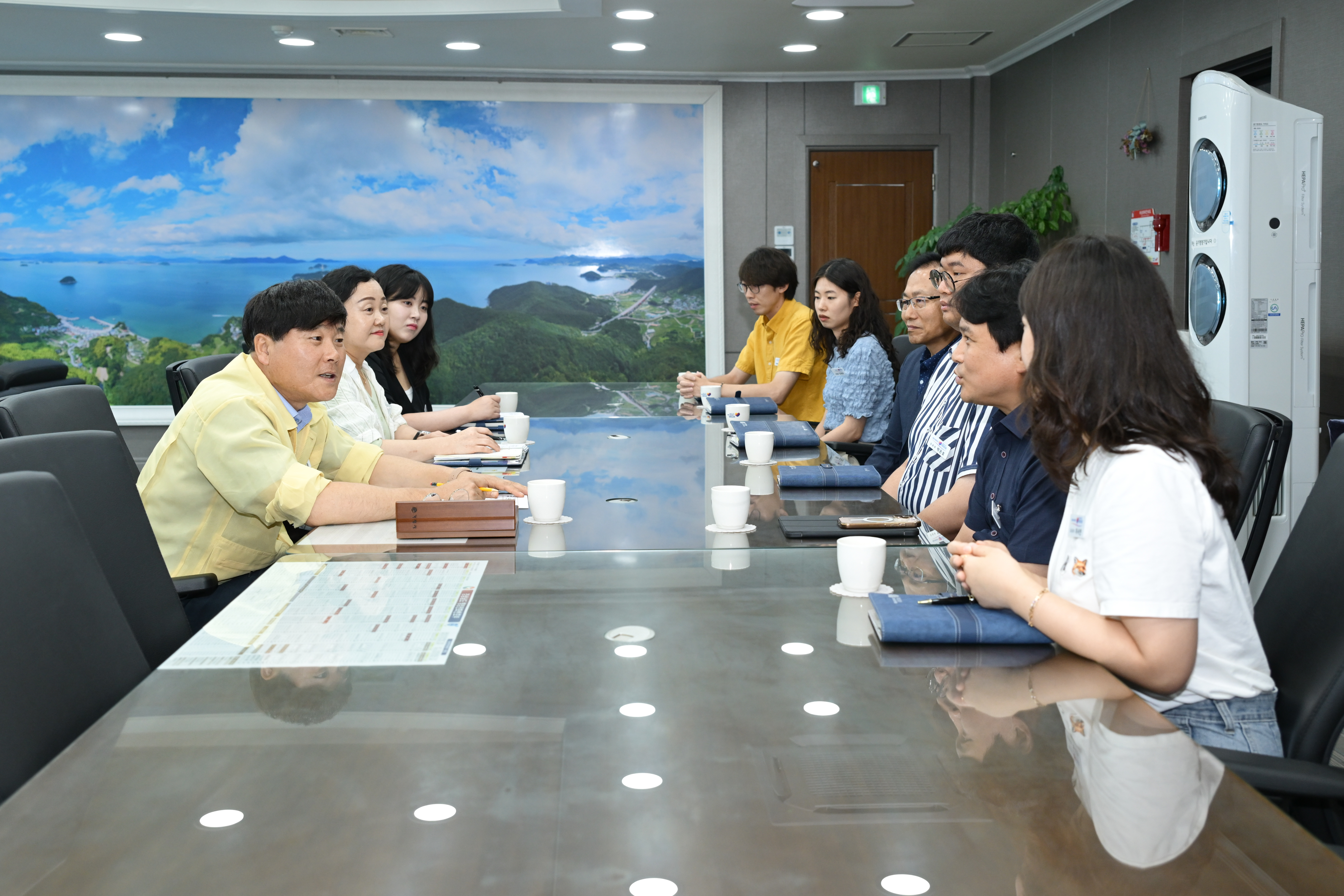 거제시장, 도로·기후환경 부서 민원 담당공무원과 소통간담회 가져 현장 이미지